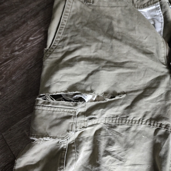 Mens polo jeans company camouflage camo distressed size 36 cargo - Picture 2 of 11